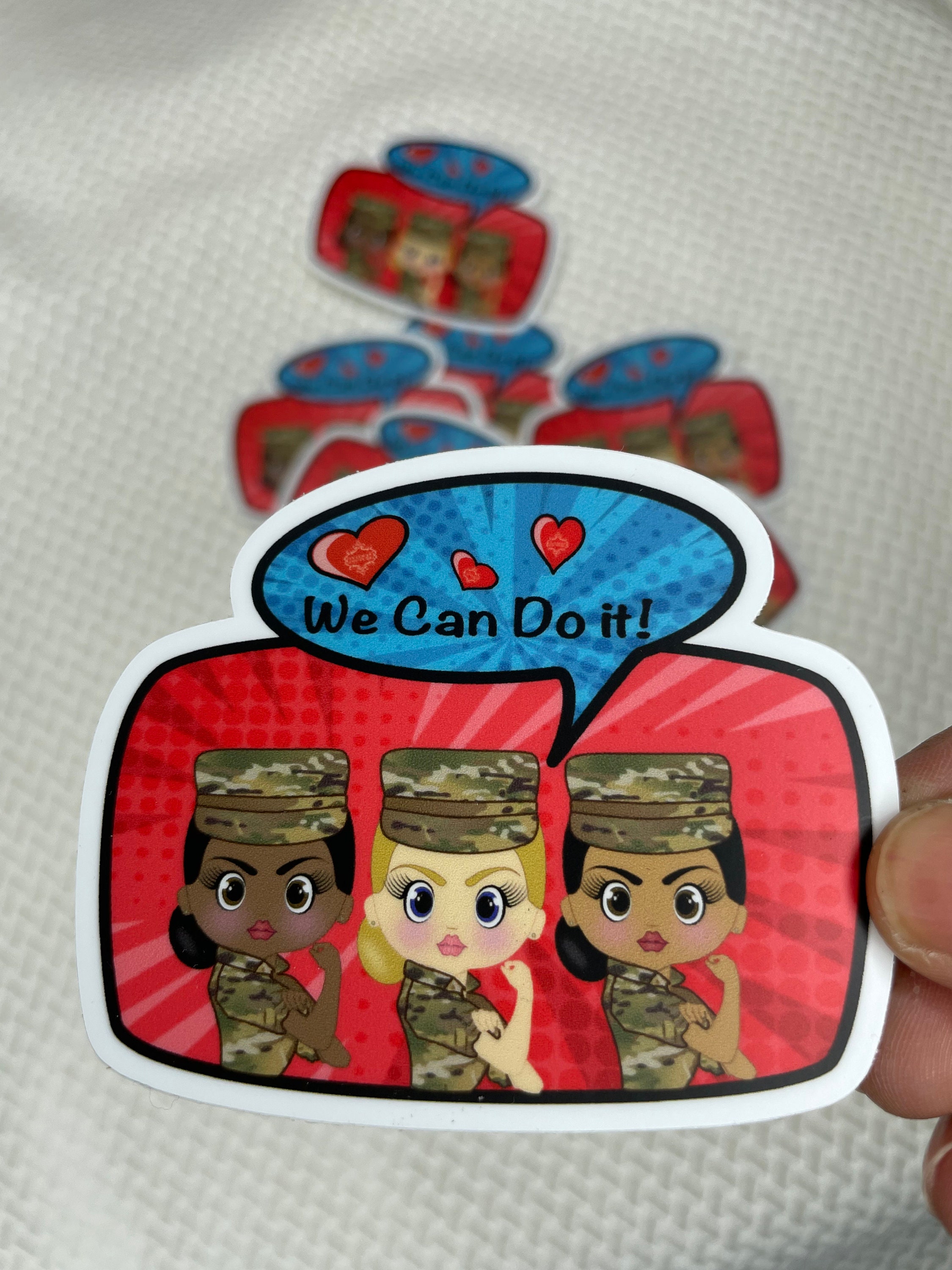 Women We Can Do It Sticker for Sale by andrefspf