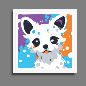 Multilayered Dog Puppy Chihuahua SVG, Shadow Box Cricut Cut File, 3D Layered Papercraft, Digital Download, Laser Cut Template, DIY Wall Art