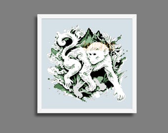 Chinese Peking Opera Character Monkey King 孫悟空 3D Shadow Box