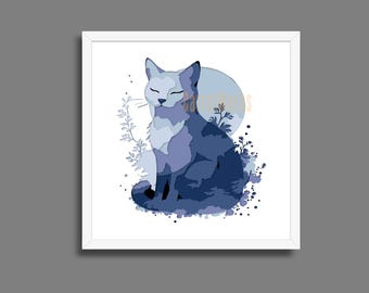 Cat Flower Vines Shadow box Shadowbox: Multi-Layered Cut File, Cricut Cut File, Laser Cut File, (SVG, PNG, DXF, Eps), Digital Download