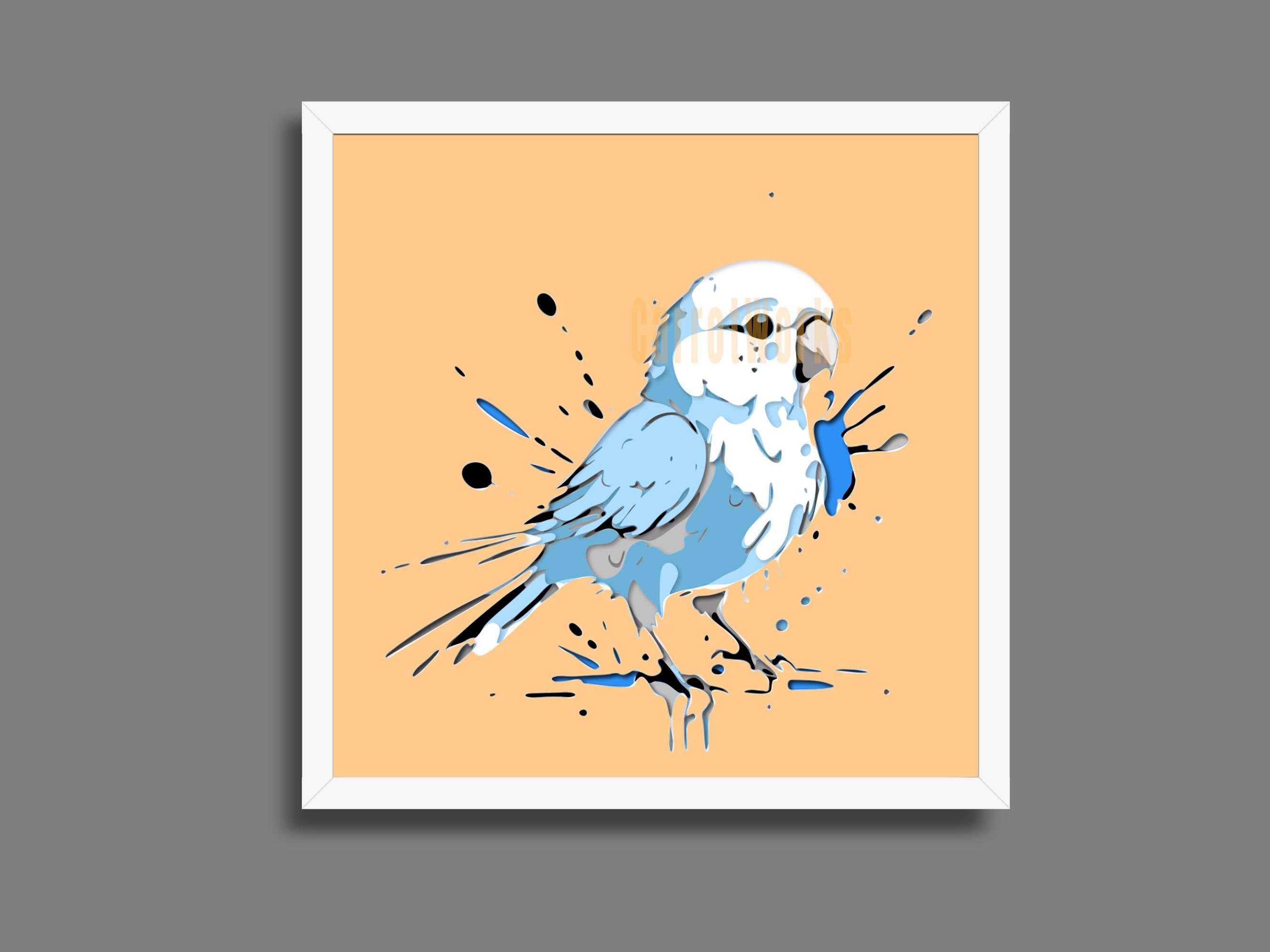 インコのポップアート - Etsy 日本