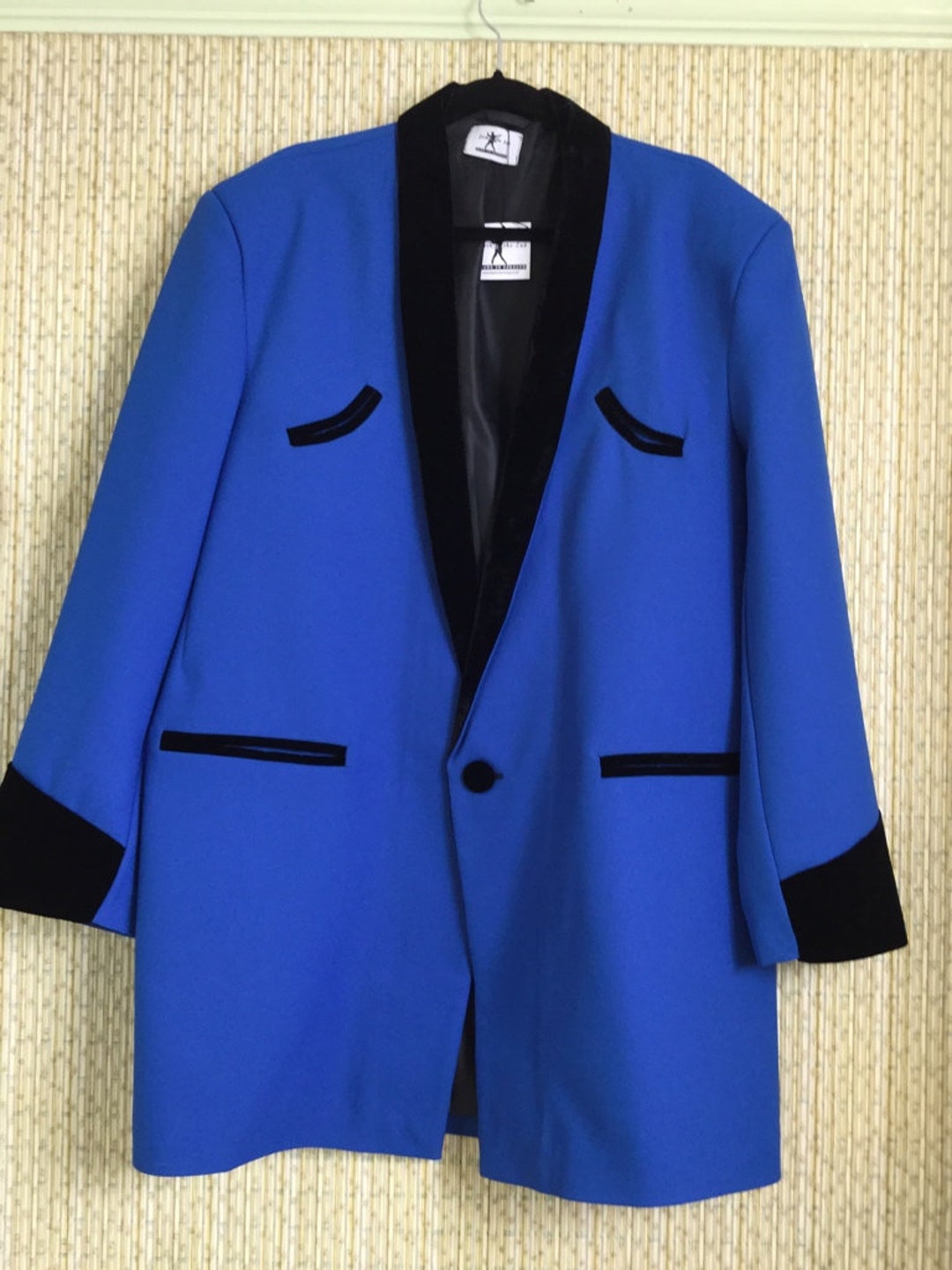 Teddy BOY Drape Jacket Chest Size 46 in Royal Blue 1950s Rock 'N'  ROLL.Traditional Tailor. : : Fashion