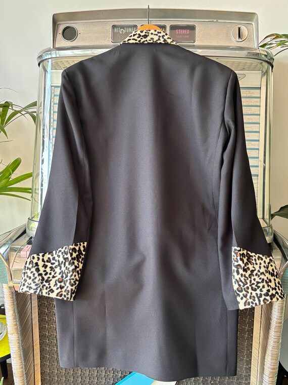 Teddy Boy Drape Jacket .1950s Teddy Boy .size 42 .black With