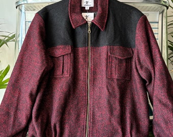 1950's Gab Jacket . Classic Rockabilly Blouson Style . Sizes
