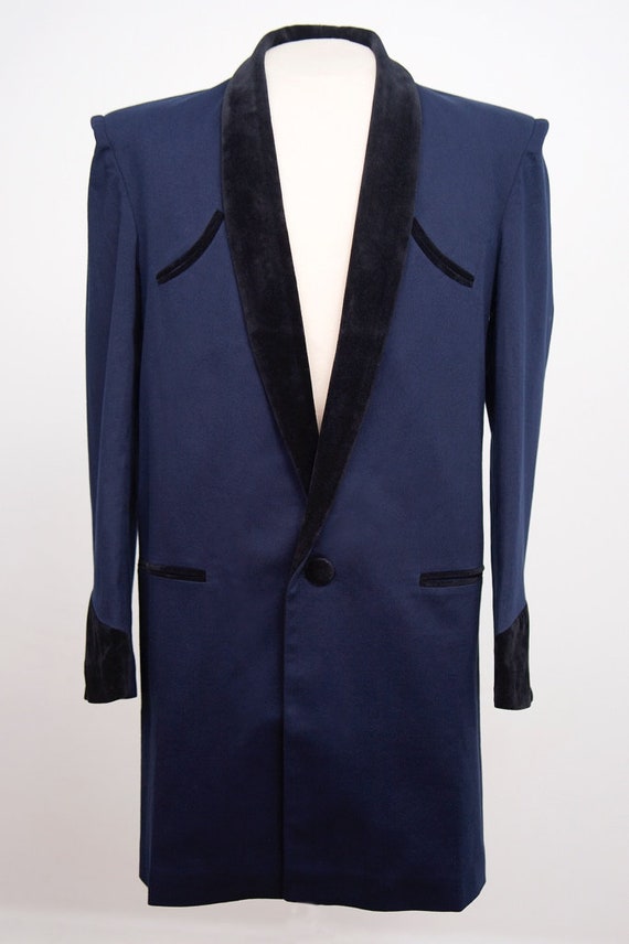 Full Roll Collar and Cuffs Teddy Boy Drape Jacket Exclusive to