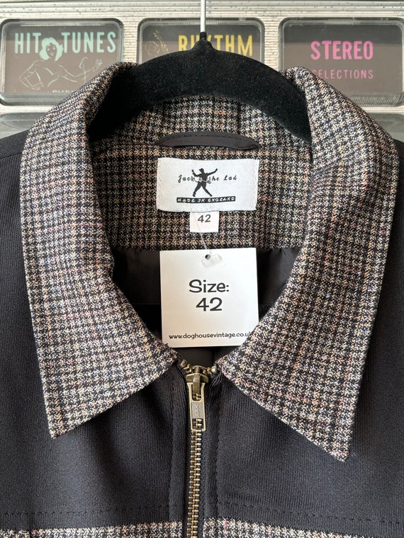 50's ギャバジャン vintage gab jacket 1950's Gab Jacket . Classic Rockabilly Blouson Style . Dark