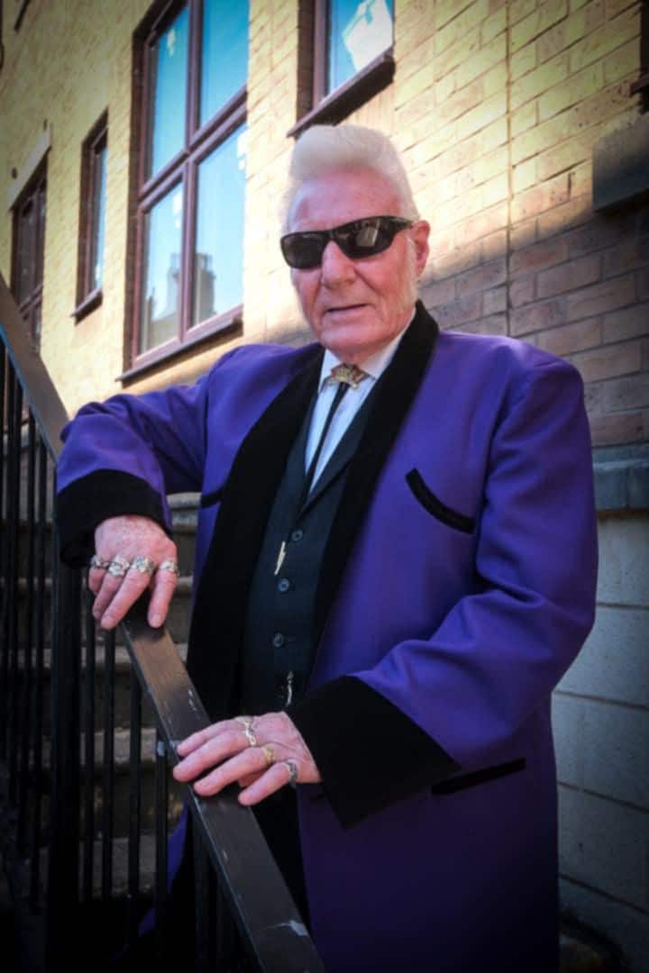Full Roll Collar and Cuffs Teddy Boy Drape Jacket Exclusive to