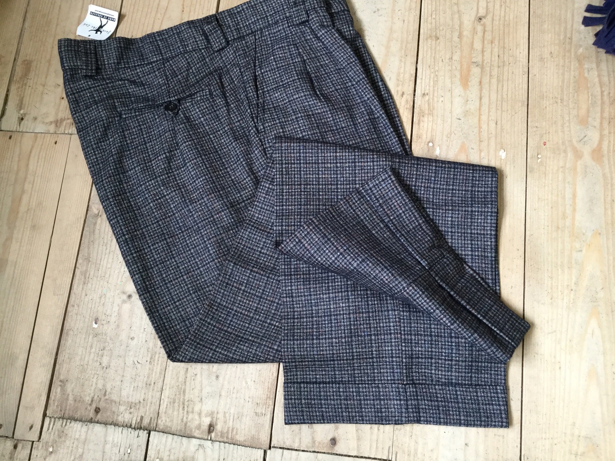 Mens 1950s shop peg trousers
