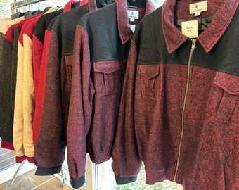 NATIONAL 50s ギャバ vintage gab jacket Superb Original Vintage 1950s 50's Penney's Brown Gabardine
