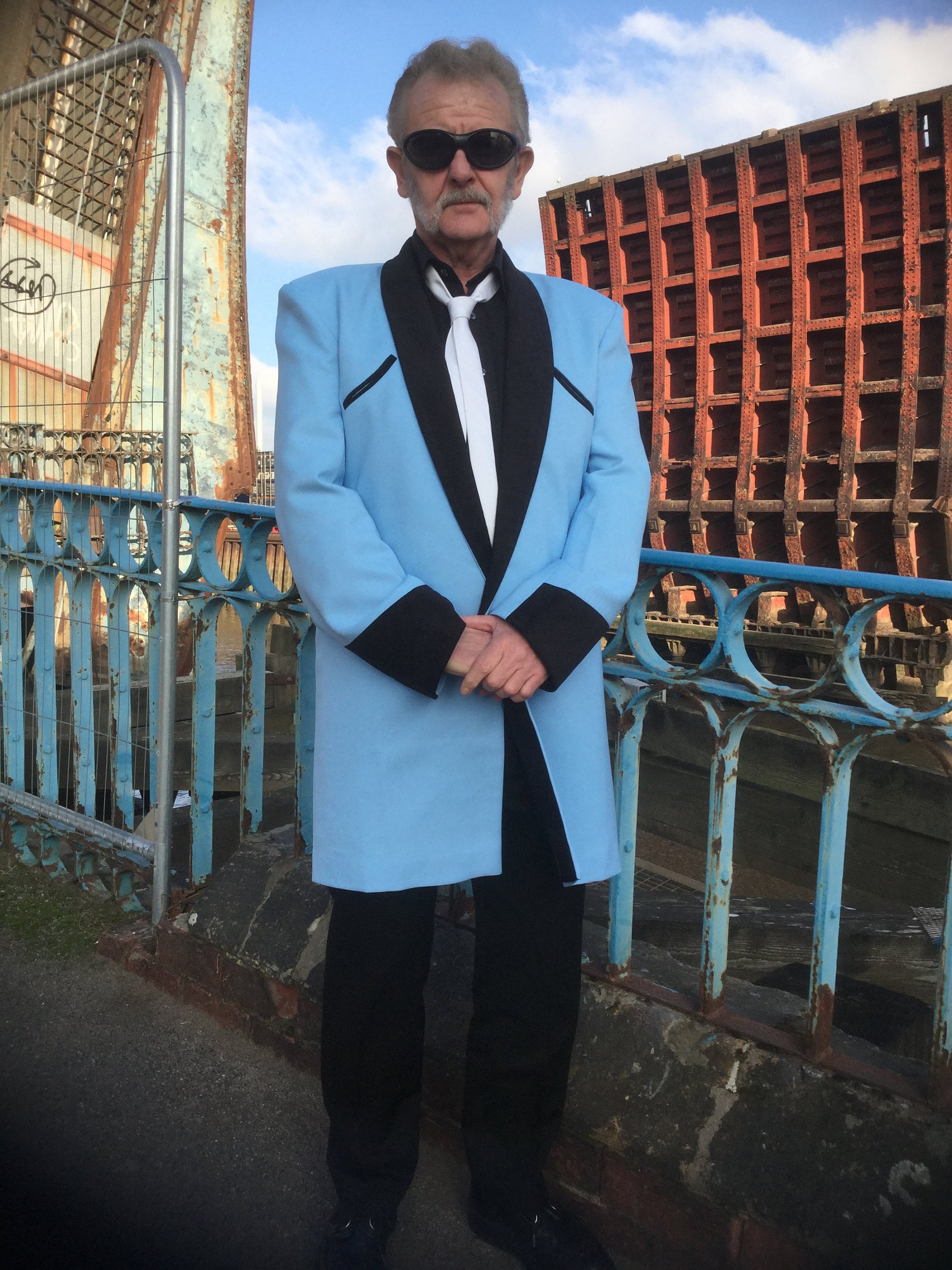 Full Roll Collar and Cuffs Teddy Boy Drape Jacket .exclusive to