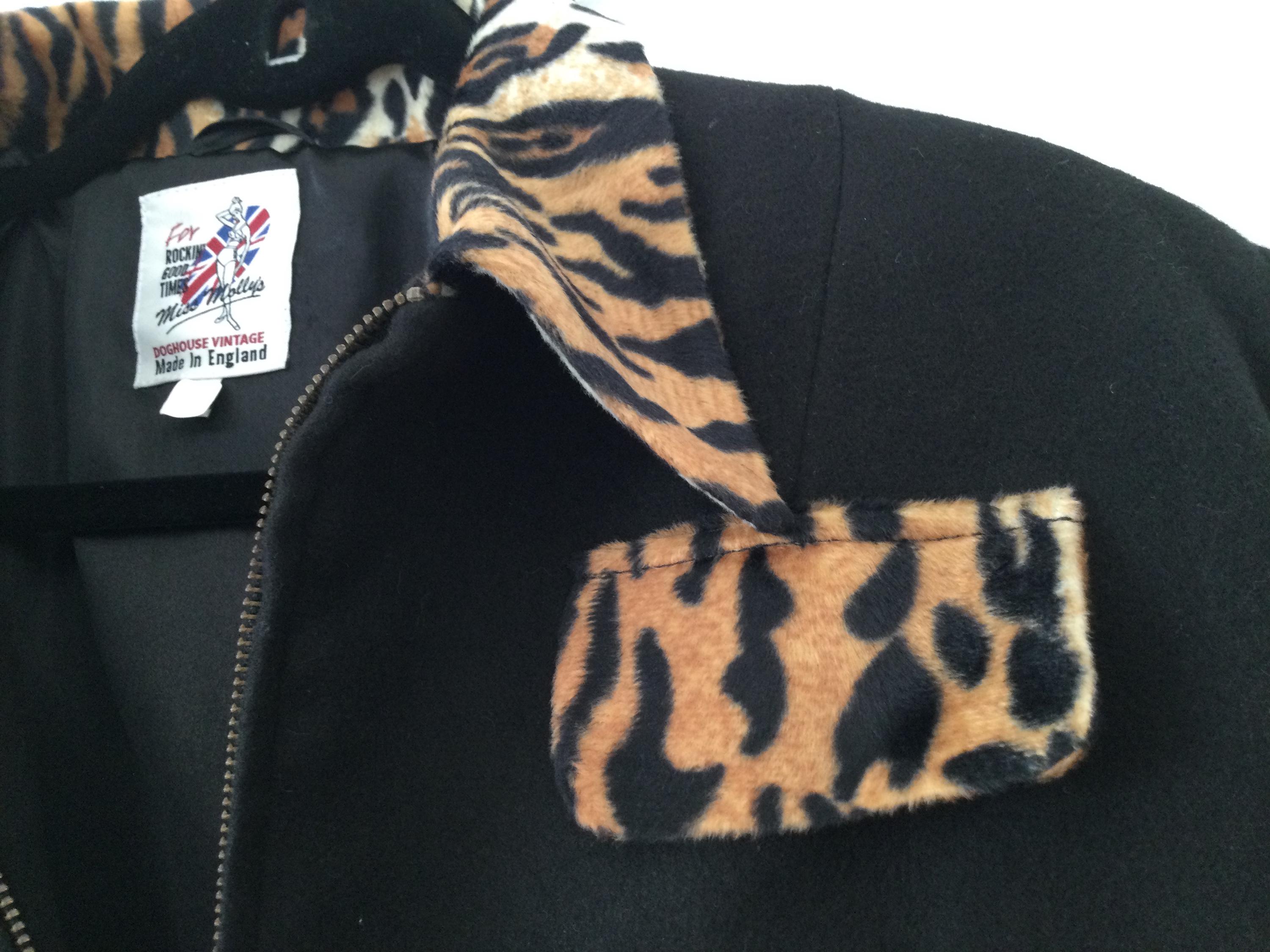 1950's Gab Jacket. Classic Rockabilly Blouson Style Atomic