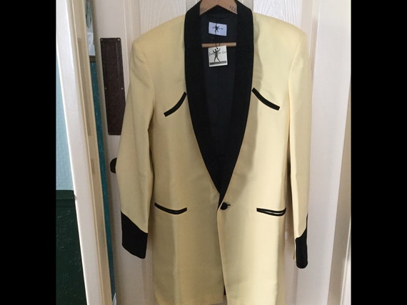 Full Roll Collar and Cuffs Teddy Boy Drape Jacket .exclusive to