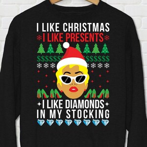 cardi b ugly christmas sweater