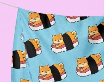 sushi pillow and blanket