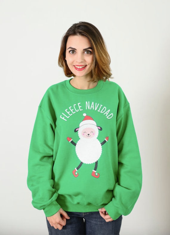fleece navidad jumper