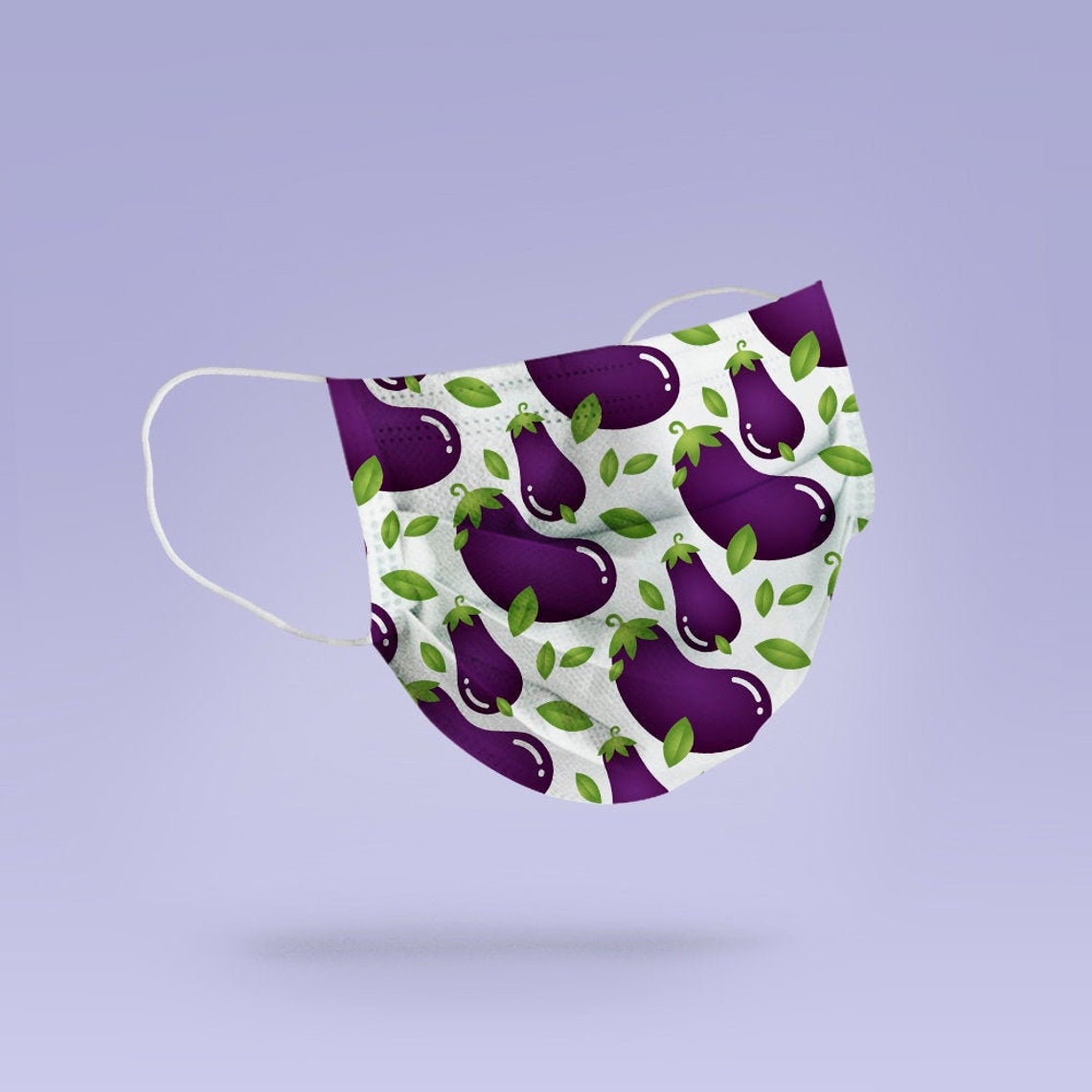 Eggplant Face Mask Soft Cloth Washable ReUsable Etsy