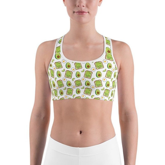 cute white sports bra
