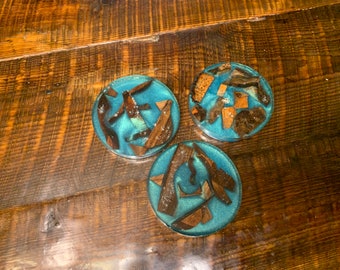 Epoxy coasters