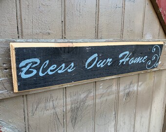 On sale ! Bless our home sign (old stock big savings)