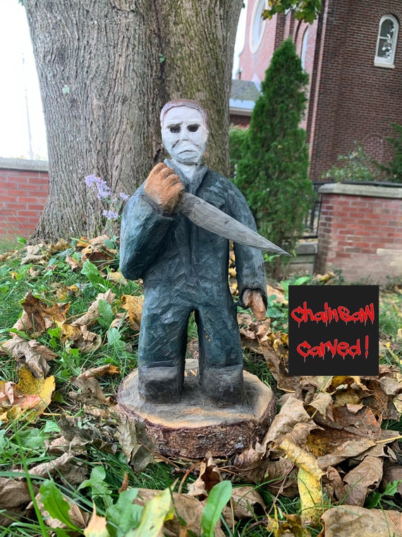 Michaels chainsaw carvings deals