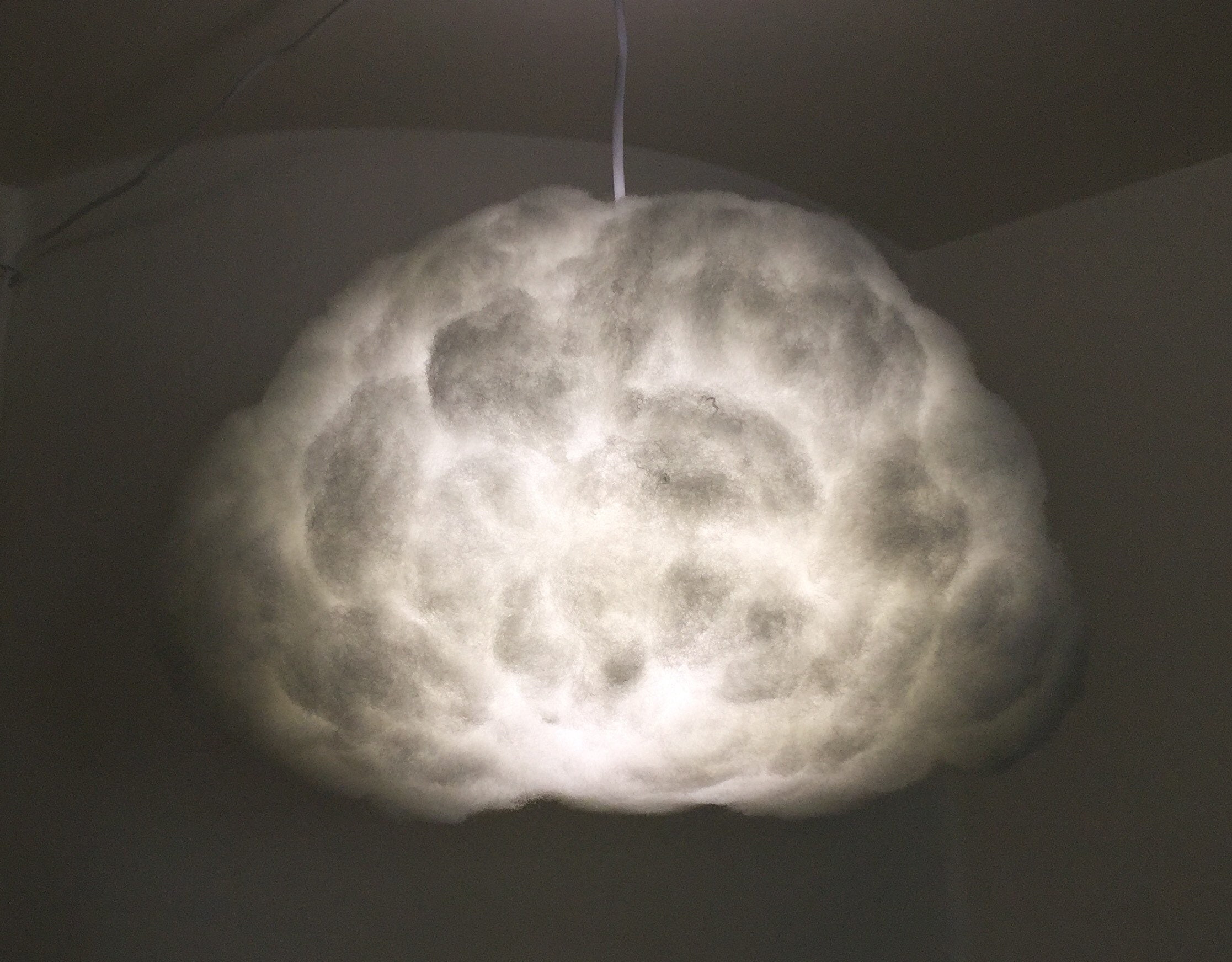 Bright White 16 Oval Cloud Light Combination Warm and Cool White