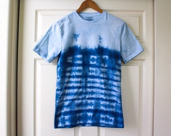 Men's Indigo Shibori Tee - S