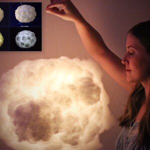 14 Dream Cloud Light with multi-functioning warm or cool white LED lights and remote control image 1