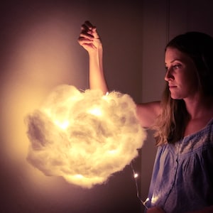 14 Dream Cloud Light with multi-functioning warm or cool white LED lights and remote control image 6