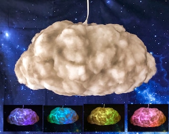 2ft GREY Sound Reactive Rainbow Cloud Light