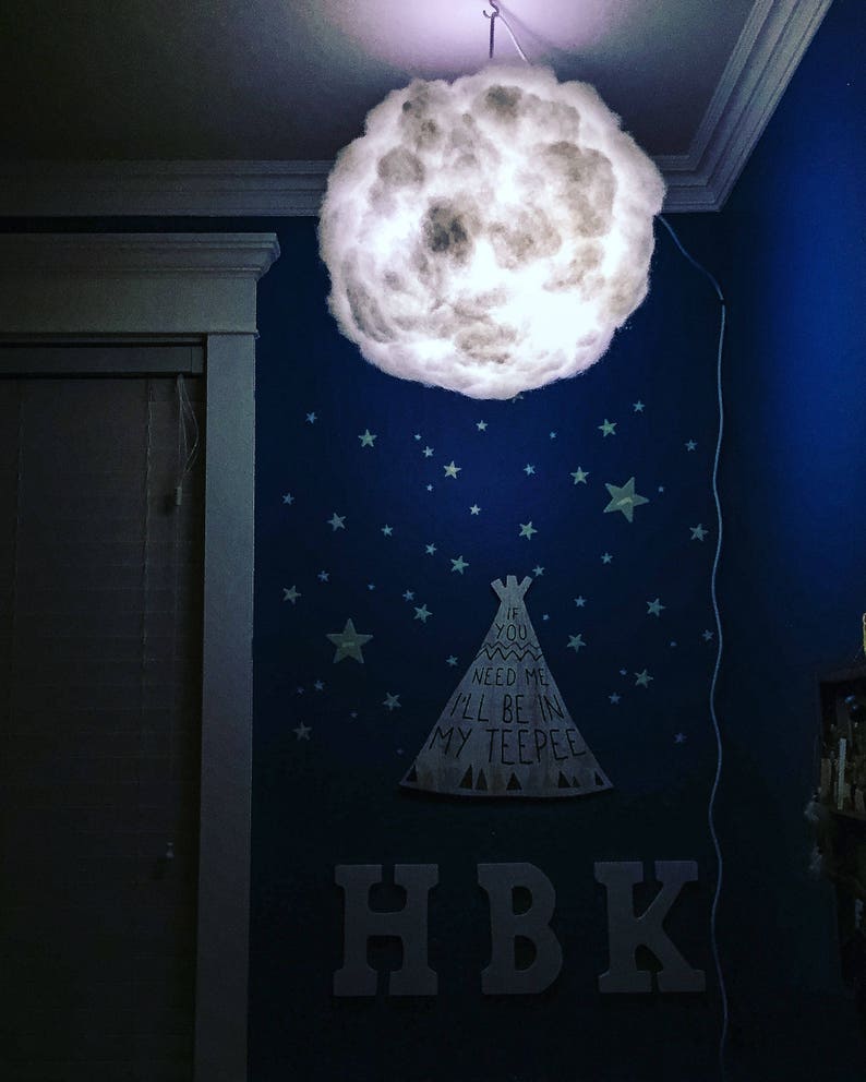 14 Dream Cloud Light with multi-functioning warm or cool white LED lights and remote control image 5