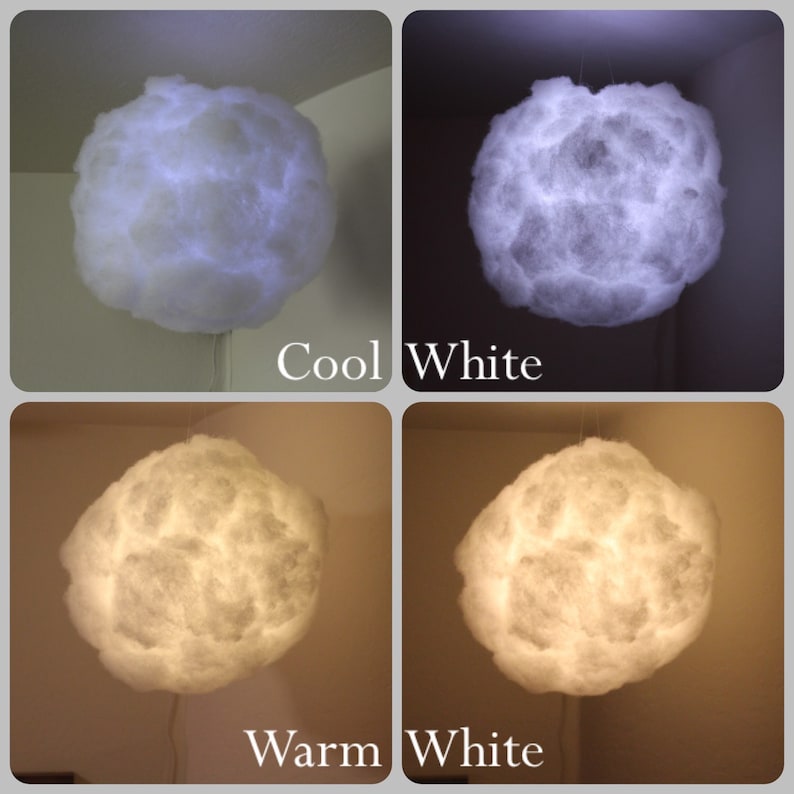 14 Dream Cloud Light with multi-functioning warm or cool white LED lights and remote control image 3