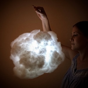 14 Dream Cloud Light with multi-functioning warm or cool white LED lights and remote control image 2