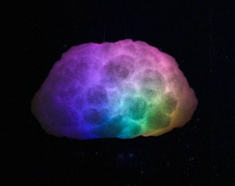 16" Sound-Reactive Rainbow Cloud Light with  LED lights + remote control