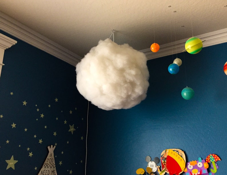 14 Dream Cloud Light with multi-functioning warm or cool white LED lights and remote control image 4