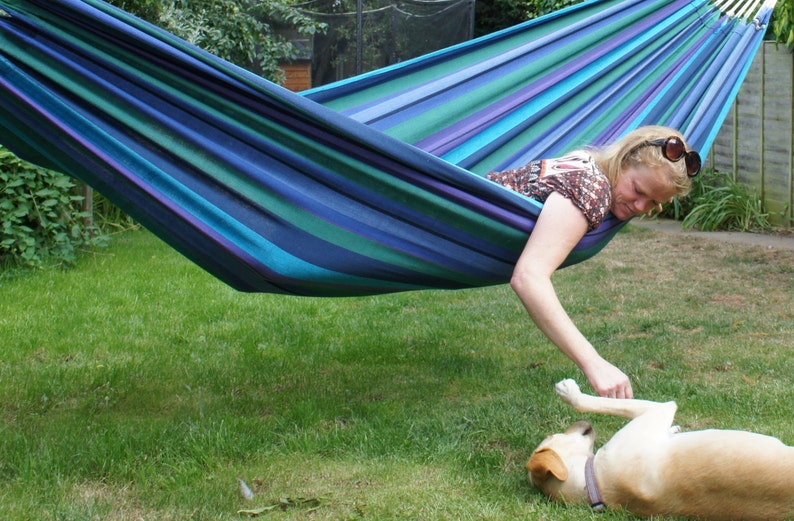 Large Traditional Cotton Brazilian Style Hammock image 5