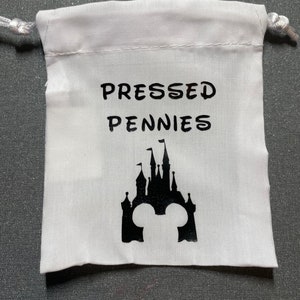 Disney Castle Pressed Pennies Bag