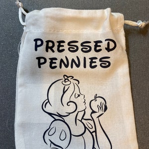 Snow White Pressed Penny Bag