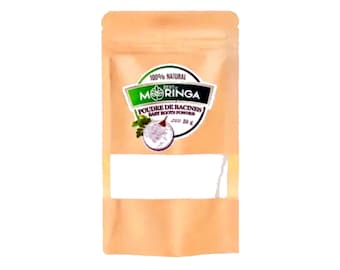 Organic Moringa Root Powder, Fine Botanical Plant Powder, 50g