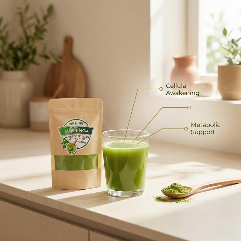 Organic Moringa Leaf Powder | Natural Superfood Supplement image 5