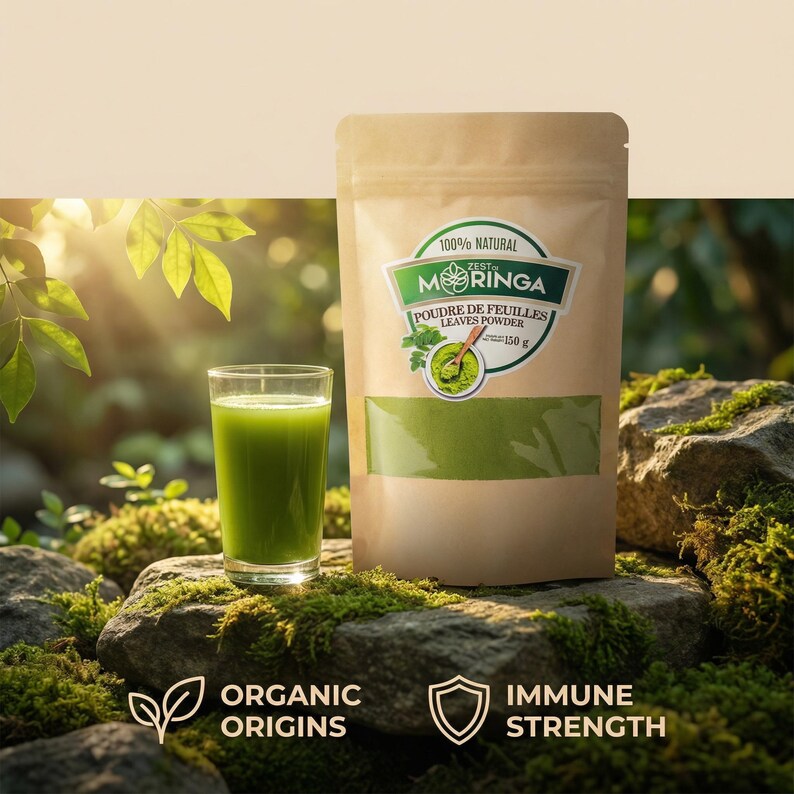 Organic Moringa Leaf Powder | Natural Superfood Supplement image 6