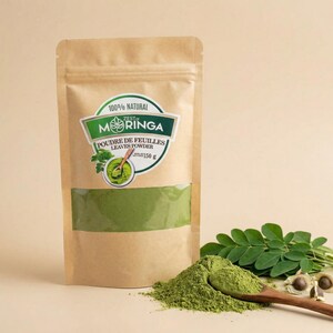 Organic Moringa Leaf Powder | Natural Superfood Supplement image 9