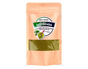 Organic Moringa Leaf Powder, Smoothie Tea and Cooking Ingredient, 150g