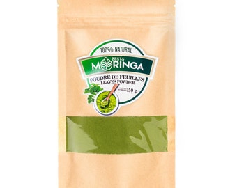 Organic Moringa Leaf Powder | 100% Natural Moringa Oleifera Powder | Best Immune-Boosting Nutrients | Nutritional Moringa Herbal Supplement