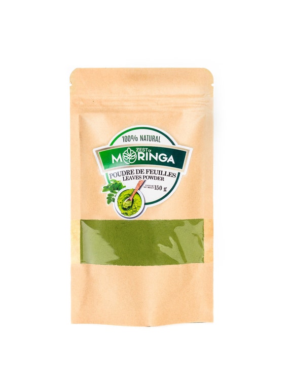 Organic Moringa Leaf Powder | 100% Natural Moringa Oleifera Powder | Best Immune-Boosting Nutrients | Nutritional Moringa Herbal Supplement