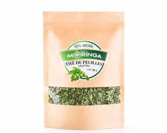 Natural Moringa Leaf Tea, Herbal Detox Cleanse, 50g