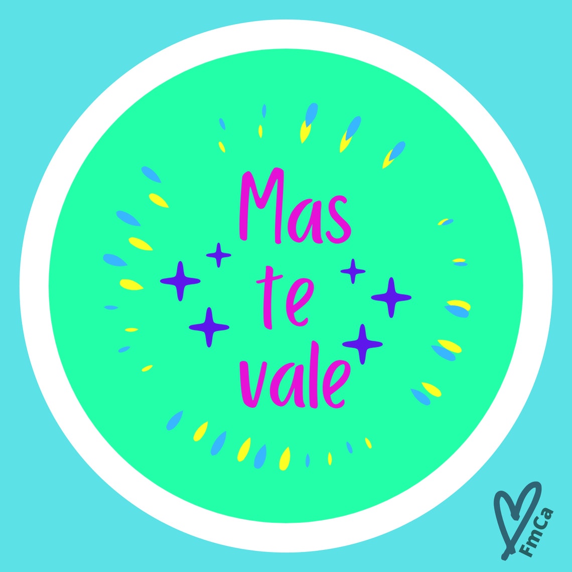 Mas Te Vale Pegatina Pegatinas Pegatinas Divertidas Etsy
