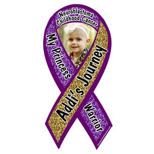 Addi's Journey cancer awareness fundraiser magnets, mugs, masks, dog tags image 10