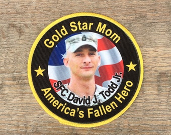 Gold Star Mom photo patch