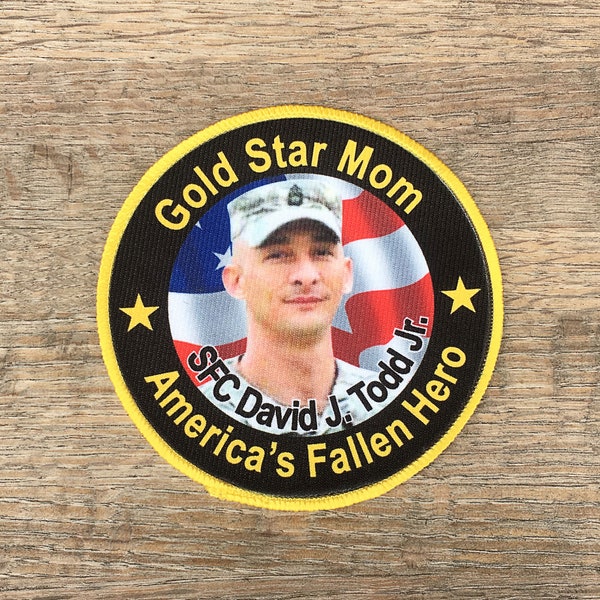 Gold Star Mom photo patch