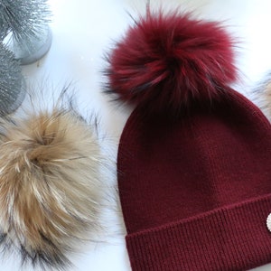 Angora Pom Pom Beanie - Etsy display picture 3